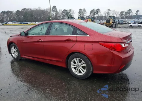 2014 Hyundai Sonata Gls z USA, uszkodzony, nr VIN 5NPEB4AC1EH927356
